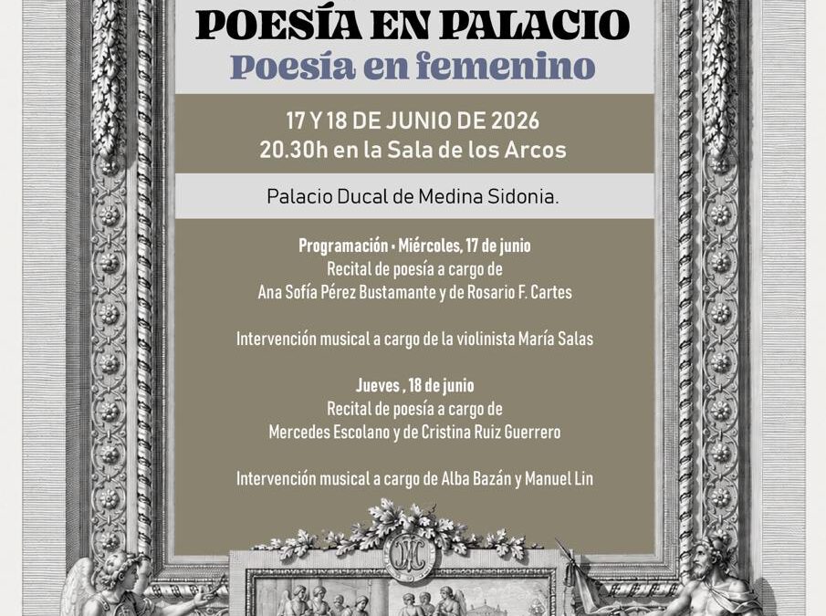 XIII JORNADAS DE POESÍA EN PALACIO